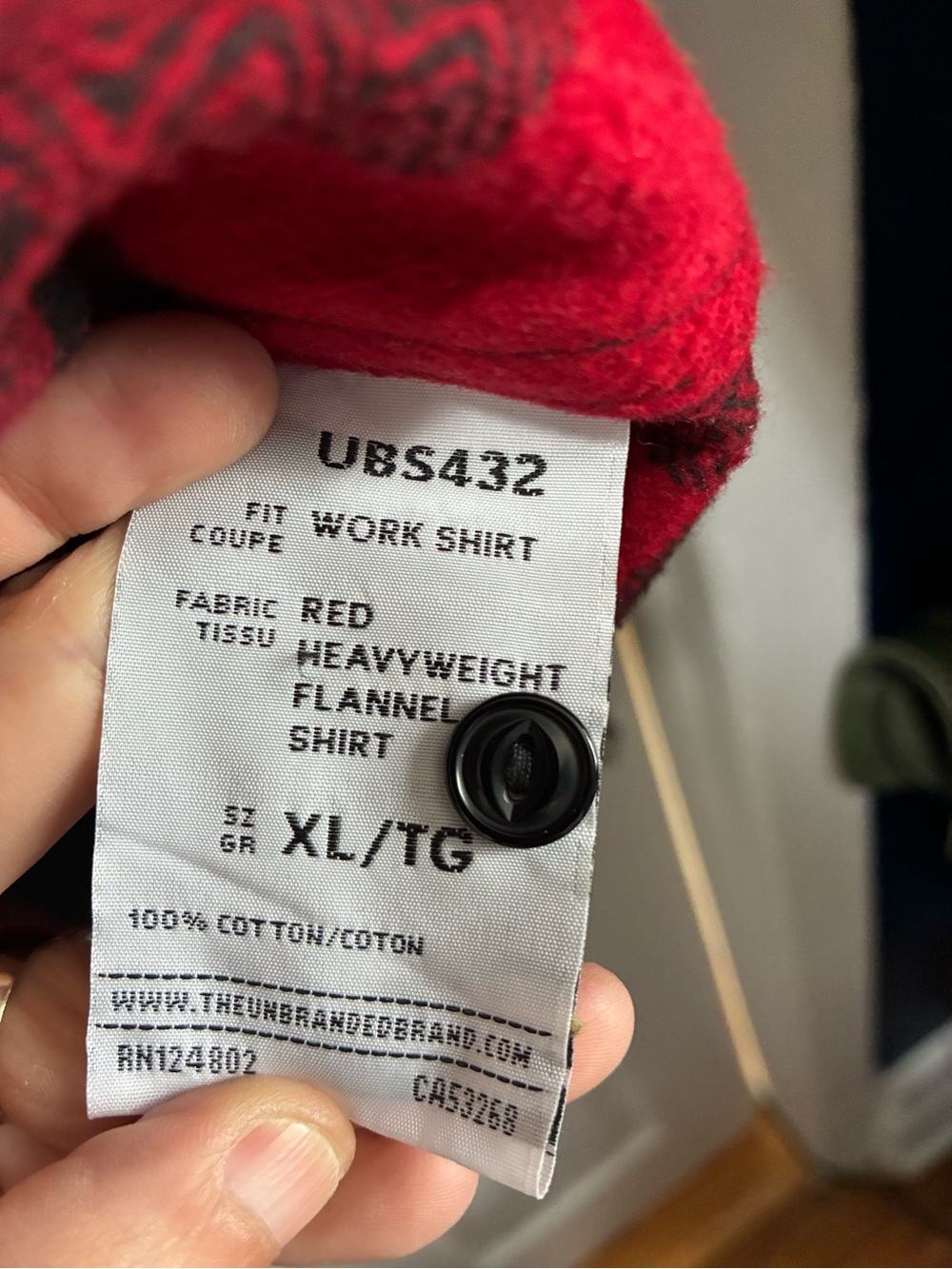 Unbranded brand extra heavy flannel XL - Picture 3 of 3
